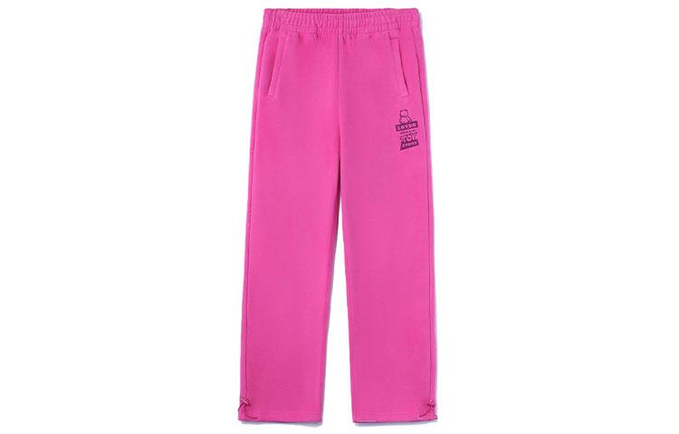 Li Ning Pixar Lotso Collection, Pixar Lotso Collection, Solid Color Elastic Cuff Fleece Lined Thermal Loose Fit AKLR742-1 XL