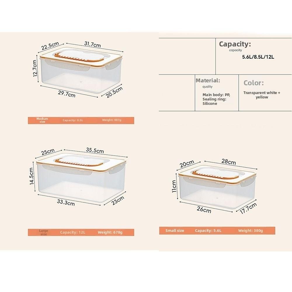 Extra Large Capacity Acrylic Paint Storage Box with Handle Clear Box  for Acrylic Paint