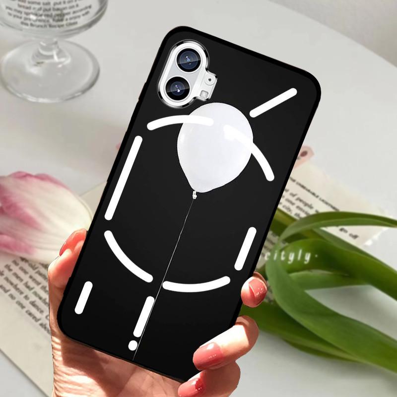 Hülle Für Nothing Phone 1 Hülle Stoßfest Schwarzer Bumper Rückseite Handyhülle Für Nothing Phone 2 Eins zwei Hülle Funda Nothingphone2