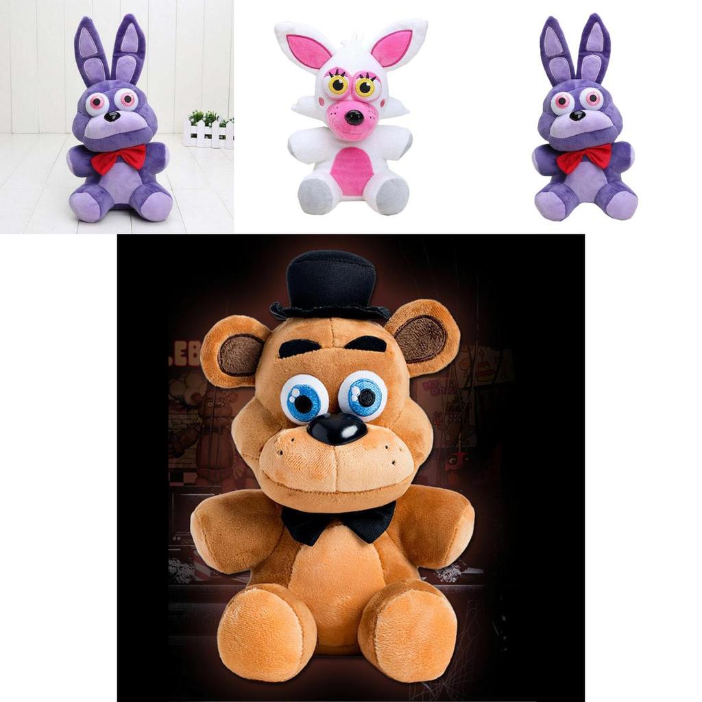 Adorable Five Nights At Freddy's Plush Toy Bear Fox Bonnie Golden For Kids Home Decor