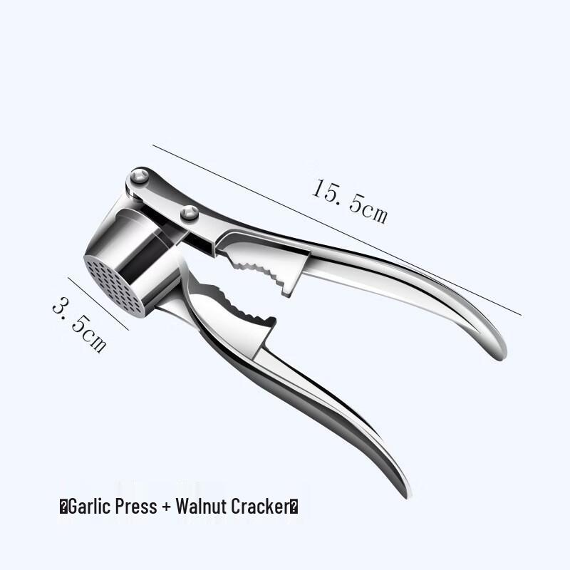 LISM Manual Zinc Alloy Garlic Press & Peeler