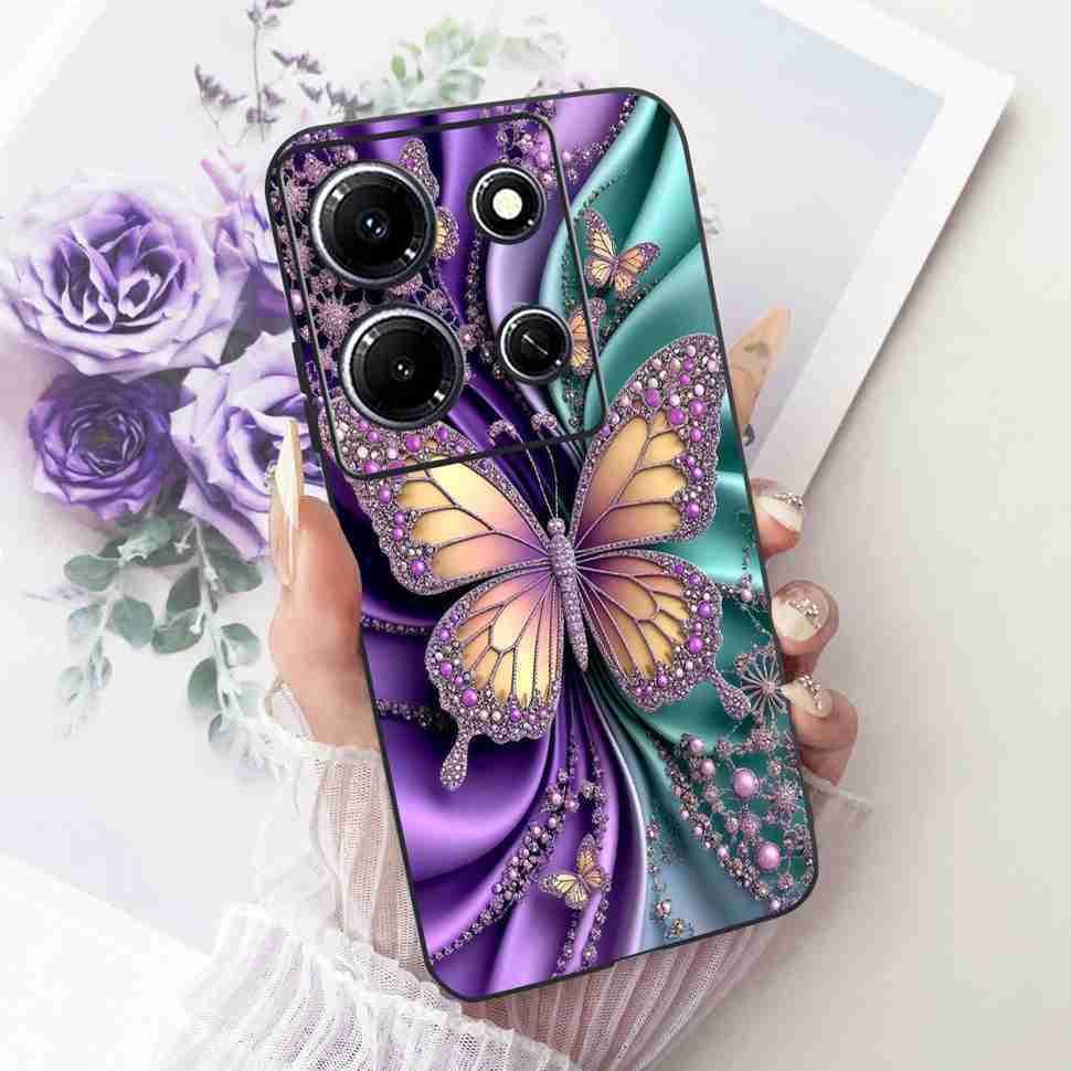 Phone Case For Infinix Note 30i X6716 Stylish Painted Cover For Infinix Note30i Note 30i Soft Silicone Shockproof Cover Fundas