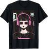 Cyber Goth Anime Vaporwave E Distressed Grunge T-Shirt
