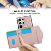 RFID Blocking Card Holder PU Leather Cover For Samsung Galaxy S24 Ultra S23 S21 S20 FE S22 Plus +Note 20 Crossbody Wallet Case