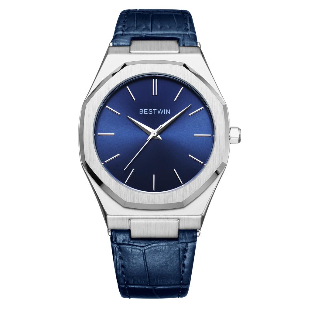 New Fashion Trendy Men's Watch with Waterproof Alloy Circular Dial for Life Business and Leisure Simple Men's Quartz Watch