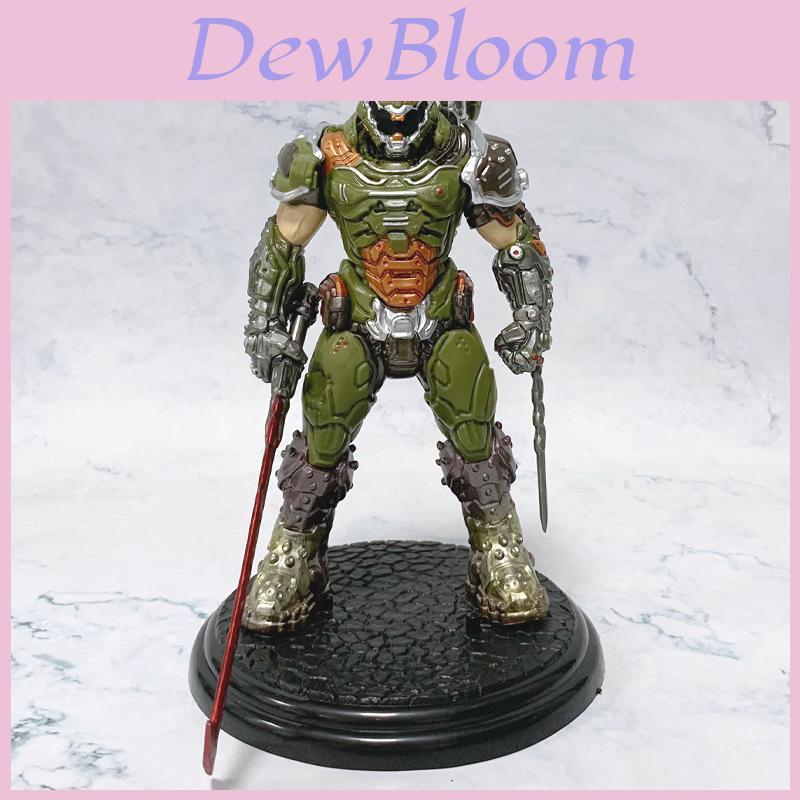 Doom Eternal Demon Hunter Pvc Desk Ornament With Collectible Design For Gaming Fans