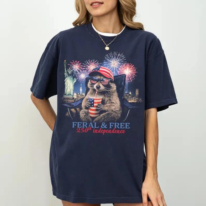 250 Years Freedom  Shirt Patriotic USA Flag July 4th Tee 4XL