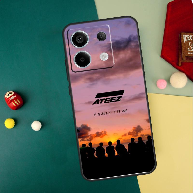 ATEEZ Case For Redmi Note 12 13 Pro Plus 9 10 11 9S 10S 11S 12S Cover For Redmi 12 9C 10C 12C 13C Redmi Note 12 5G