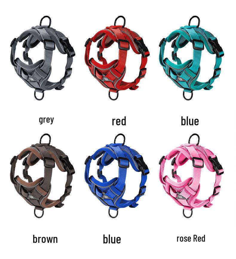 Adjustable Anti-Escape Cat & Small Dog Leash and Harness: Breathable, No-Choke, All-Season Use