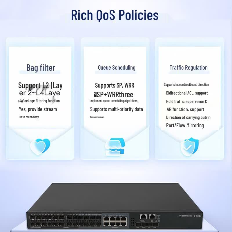 H3C S5560S-28F-EI 24-Port Gigabit Fiber Managed Switch