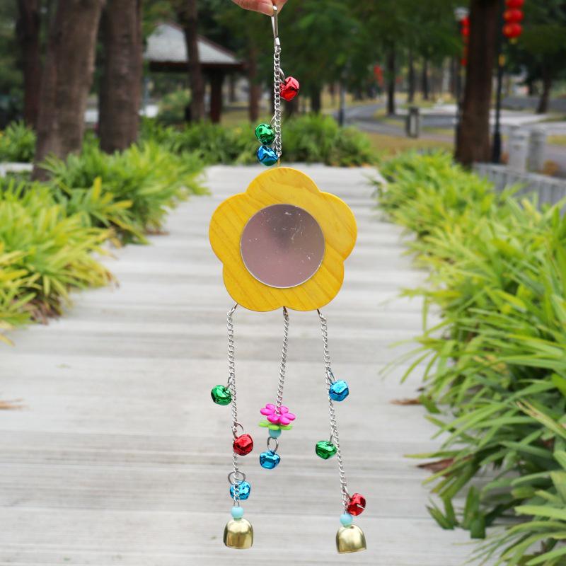 Chicken Toys Set: Xylophone, Percussion Bells, Colored Wood Blocks, Cage Accessories, Swing Mirror, Prickly Ash Wood Stand & Rack, Chew Toys.