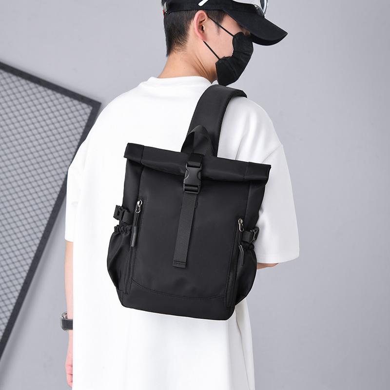 Roll-up Shoulder Bag Men's Travel Outdoor Crossbody Bag Outgoing Chest Bag