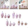 3er-Pack Harzvase Elegante Blumenvase für Hochzeitsfeier Heim Wohnzimmer Dekoration Ornament