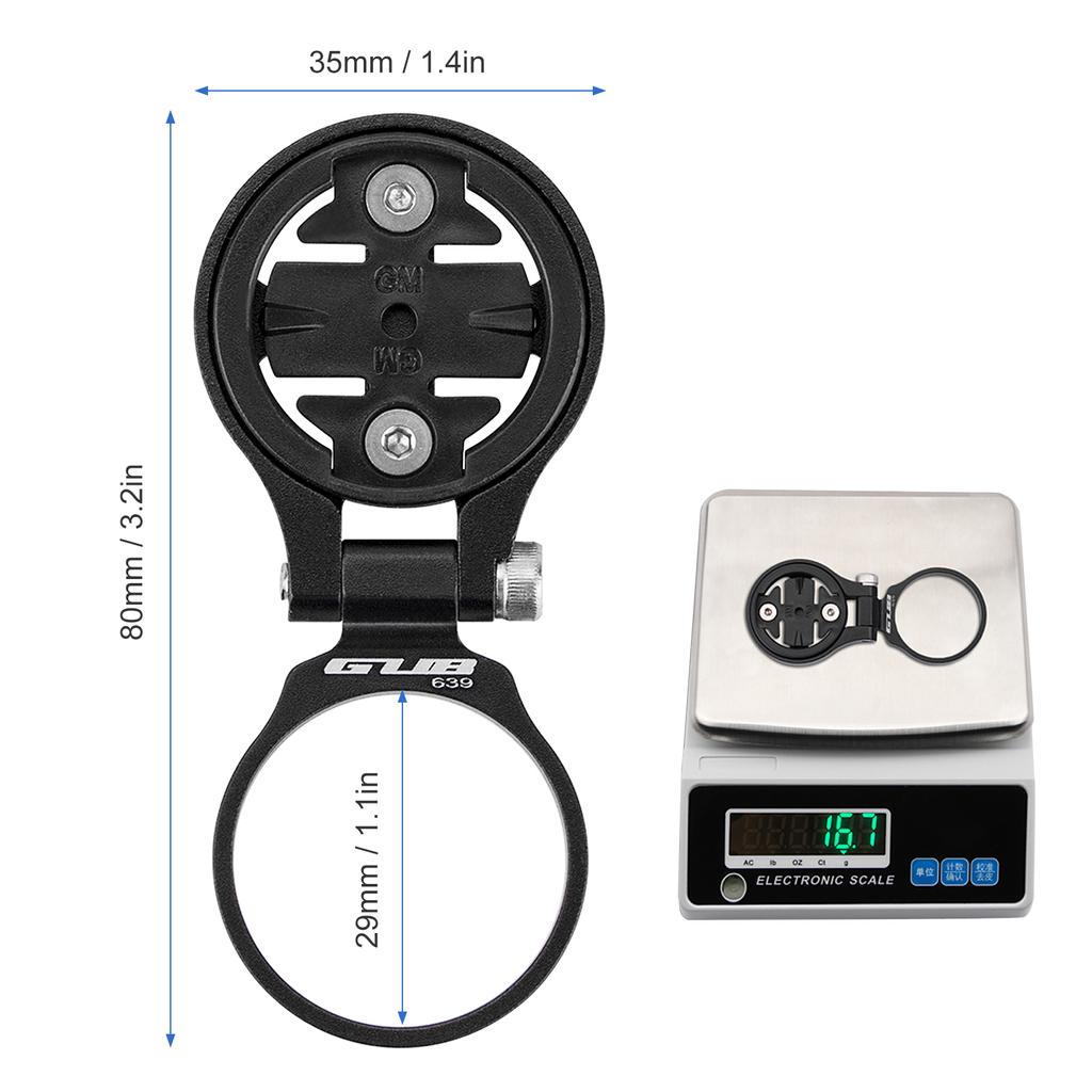 Bike Computer Stem Mount Adjustable Cycling Stem Mount Replacement for Garmin Wahoo Bryton Cateye