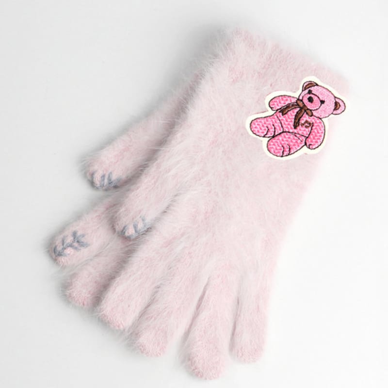 

RACOHA Перчатки для смартфона_Softy Co Ангоровая перчатка ivory