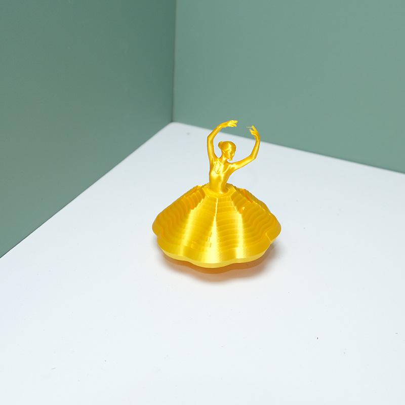 Enhance Focus with 3D Printed Rotating Ballerina Fidget Toy Perfect for Stress Relief