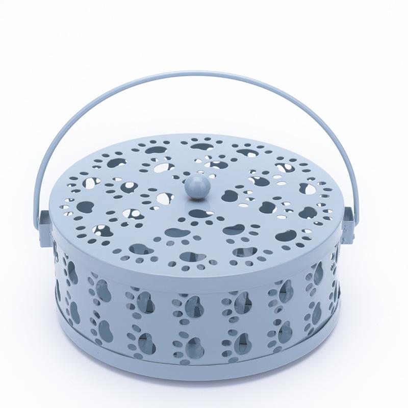 Creative Cat Paw Indoor Aromatherapy & Mosquito Coil Burner - Fireproof Wrought Iron Holder