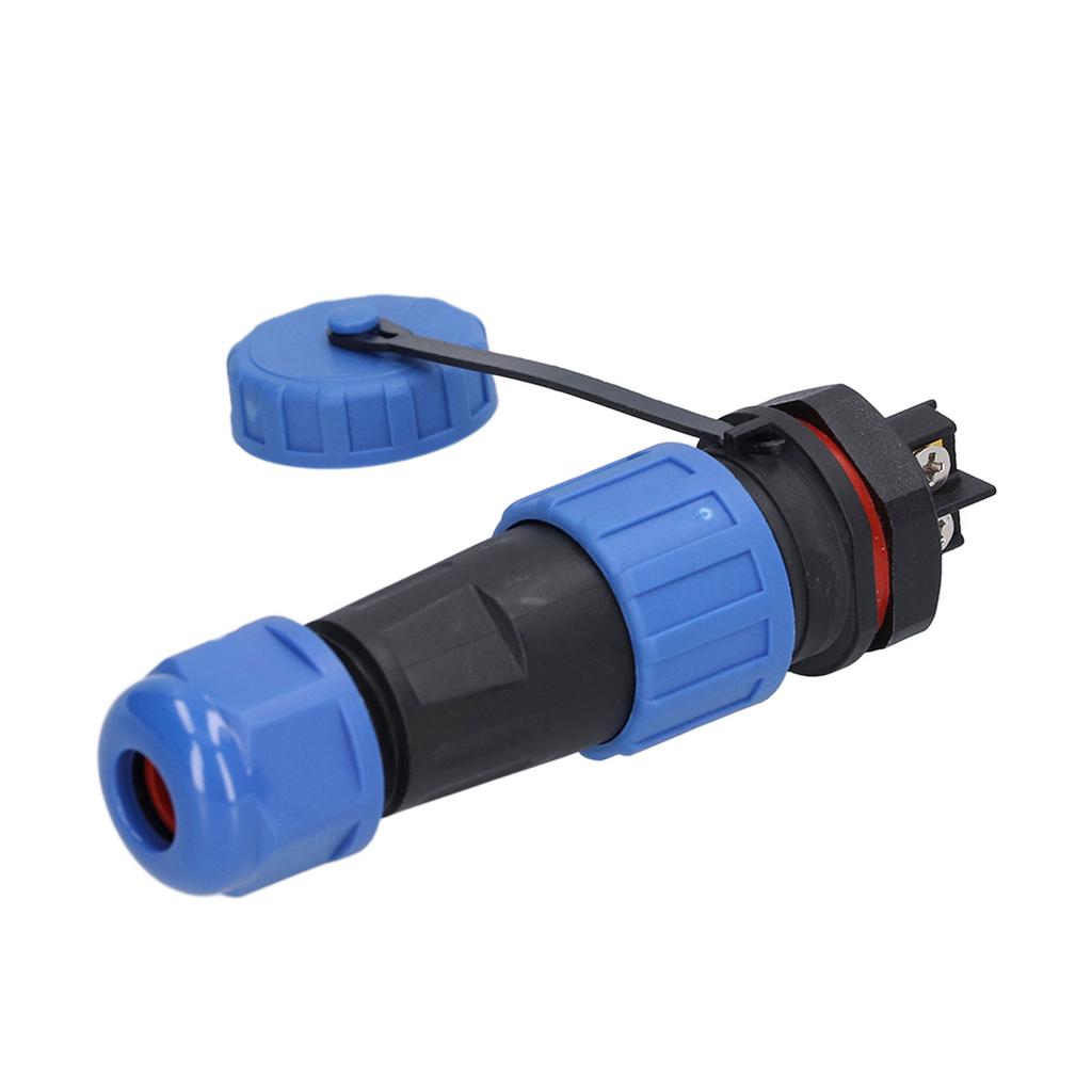 Aviation Socket Plug LP16 2Pin Sveisefri IP68 Vanntett 20A Hunn Han Kabelkontakt