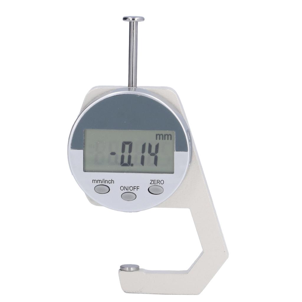 Thickness Meter Mini Portable LED Display 0 To 25.4mm Multifunctional Digital Thickness Gauge for