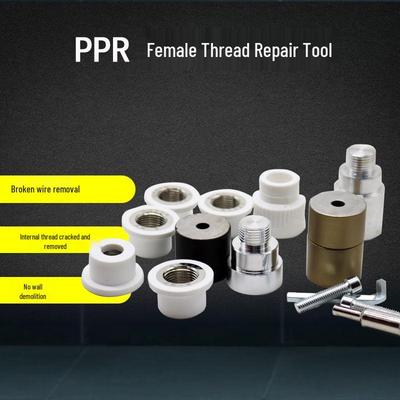 Strumento di Riparazione Raccordo Filettato Interno in PPR per Tubi da 20mm - Estrattore per Filettature Calde Danneggiate da Fusione