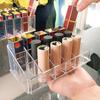 New 12/18/36 Grid Lipstick Storage Box Clear Acrylic Lipstick Case Nail Polish Display Stand Holder Shelf Storage
