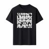 Bubble Alphabet T-Shirt Graffiti Letter Print Tee Street Art Style Unisex Top Black White Men Women Clothes Feminist Clothes ...