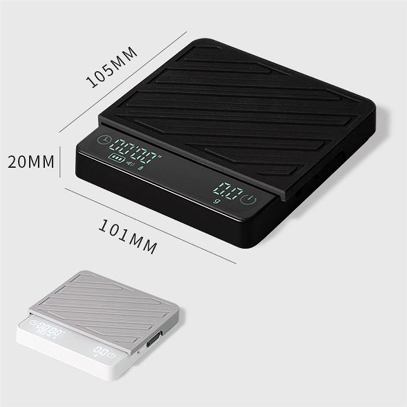 LITE-Electronic Smart Scale For Coffee Flow Rate Monitoring Powder-Water Ratio Hand-Brewed Coffee Scale