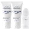 Collagen Cleansing Foam Deep Pore Facial Cleanser 150g X2 + Cleansing Brush Set