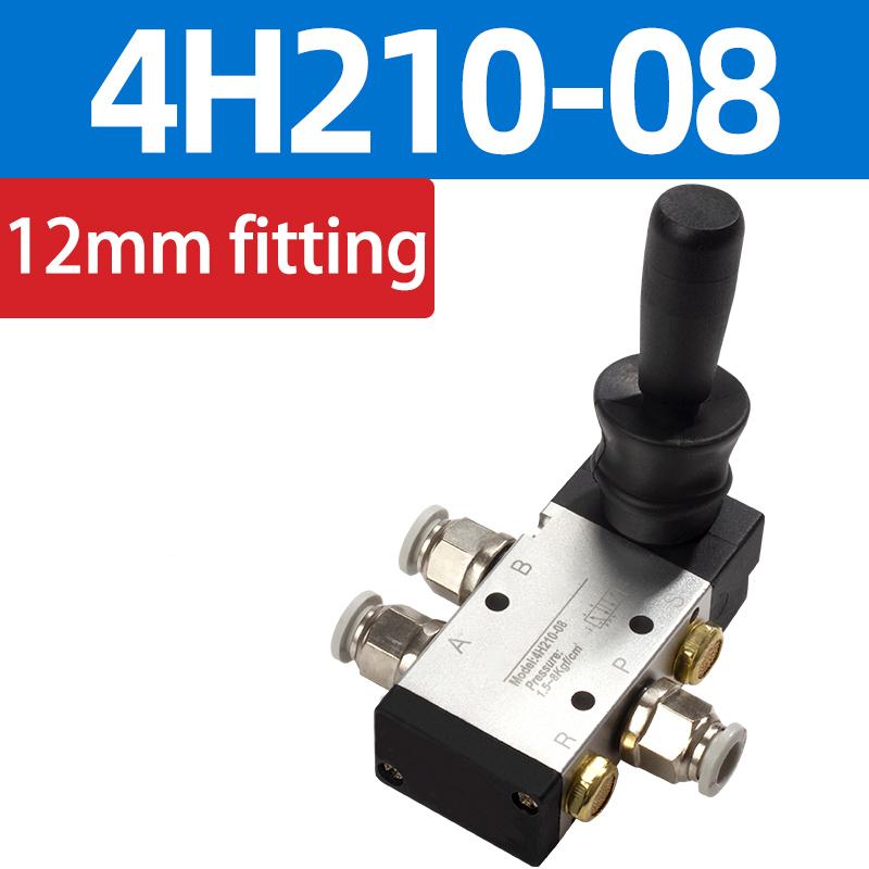 5/2 Way Pneumatic Air Hand Lever Operated Valve Manual Control 2 Position 3 5Port Push-Pull 4H210-08 4H310-10 4H410-15