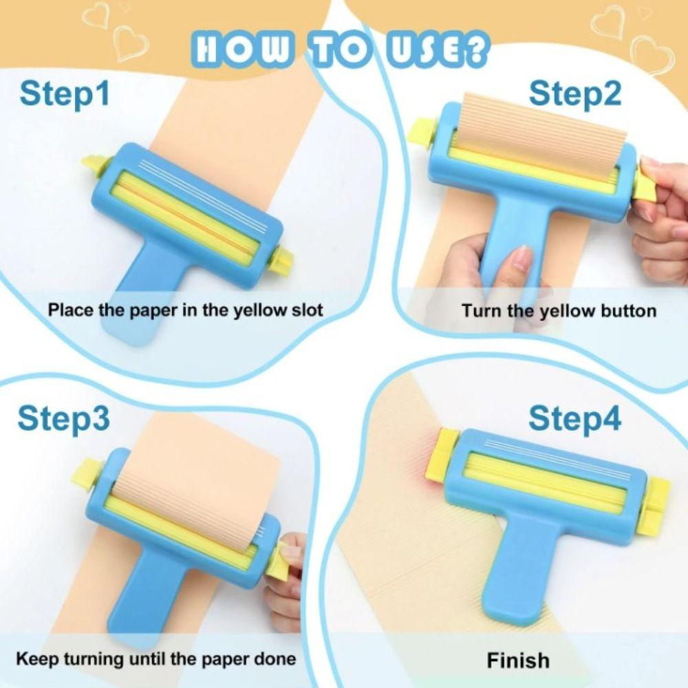 Large Size Gift Wrapping Paper Roll DIY Craft Paper-Cut Paper Crimper Machine  Scrapbooking