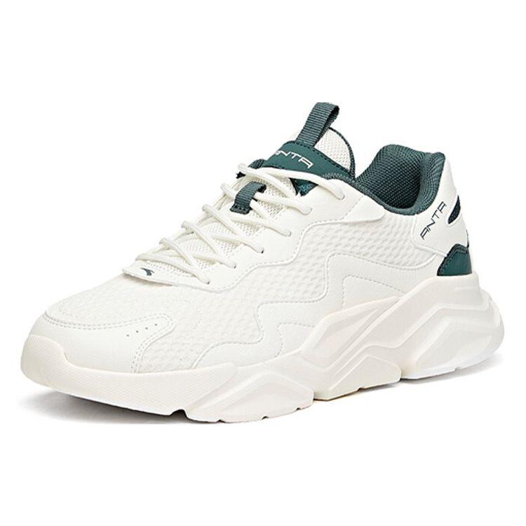 Anta Lifestyle Series Mesh Fabric Synthetic Leather Non-Slip Wear-Resistant Low-Top Sports Casual Shoes Women Sneaker 922048820-1,922228827-1