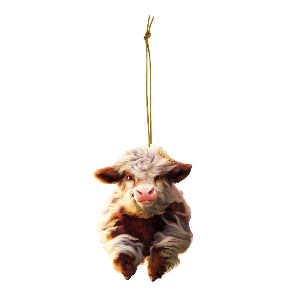Delightful Animal Acrylic Hanging Decor Perfect For Christmas Trees And Car Styling Interior
