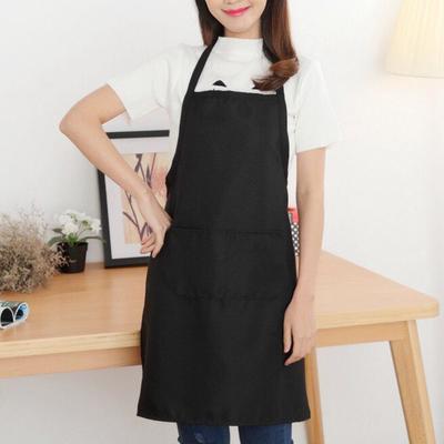 Bequeme Küchenschürze mit verstellbarer Schnalle, Polyester-Baumwolle, leicht zu reinigende Kochschürze zum Backen