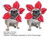 Pet Photo Prop Scary Flower Dog Hat Adjustable Headband Cats Dogs Cat Party Jagged-Edged for Cosplay Dress-up Accessories Photoshoot Props