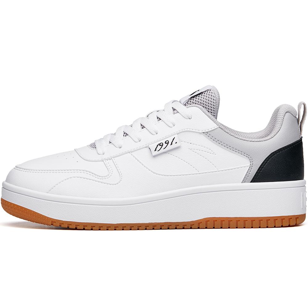 

New Anta Life Collection Warm Slip-Resistant Cushioning Wear-Resistant Support Low-Top Skateboard Shoes White Gray Black 912138012-2 39
