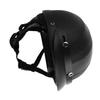 Half Helmet Breathable Sun Blocking Retro Safe PU Leather Motorcycle Helmet for Men Women