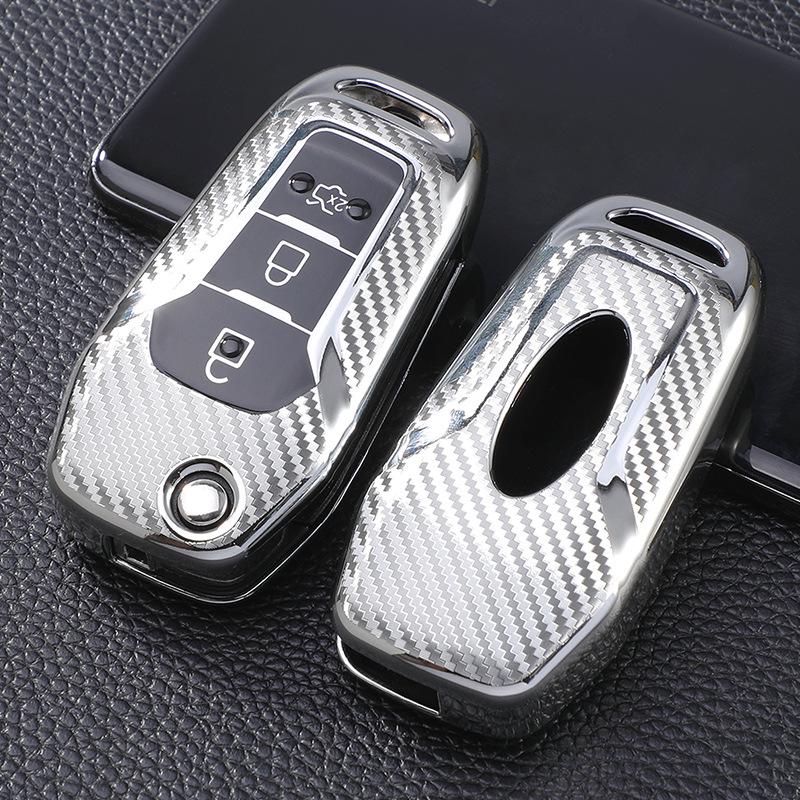 Overseas Ford Ranger, Mondeo, F150 Key Shell - Carbon Fiber