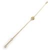 Les Trésors De Lily [M8878] - Gold Plated Bracelet 'Peace' White Gold - 10 Mm