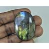 108Cts. Natural Purple Flash Labradorite Oval Cabochon Gemstone 31X43X08MM B-323