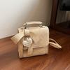 College students versatile bow niche backpack bag women's summer new fashion messenger small square bag