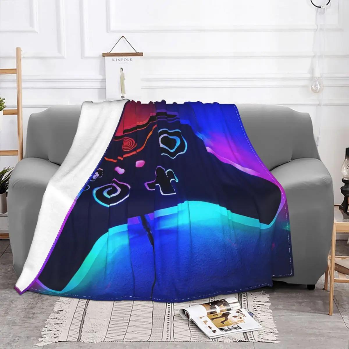 

3D Print Gamepad Baby Blankets Sofa Cover Print Fleece Gamer Gaming Breathable Soft Throw Blankets for Bedding Car Bedspread 80x120cm оранжевый
