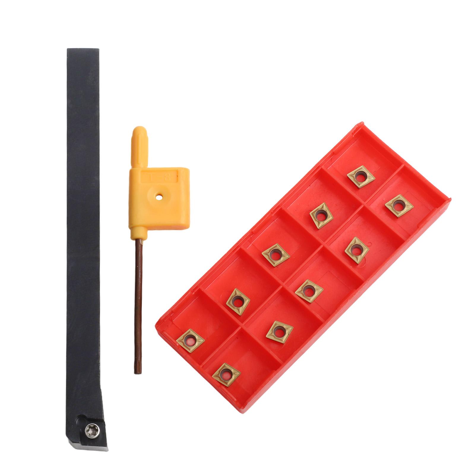 

SCLCR0808H06 8x100mm CNC External Lathe Turning Tool Holder With CCMT060204 Carbide Inserts and T8 Wrench China Mainland