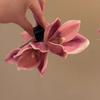 Acrylic Yulan Flower Hair Claw Elegant Women Hair Accessories Party Magnolia Shark Clip  Summer