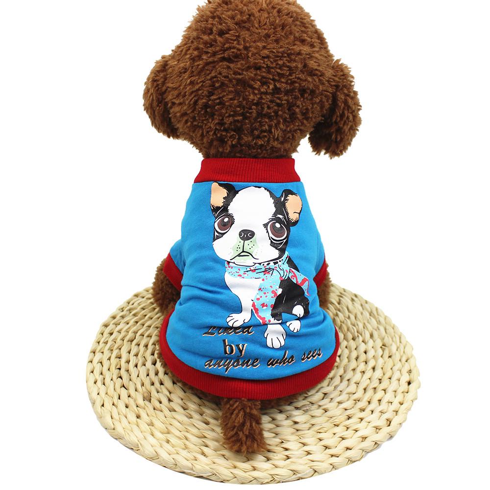 

Симпатичные футболки для собак, одежда, костюм для маленького щенка