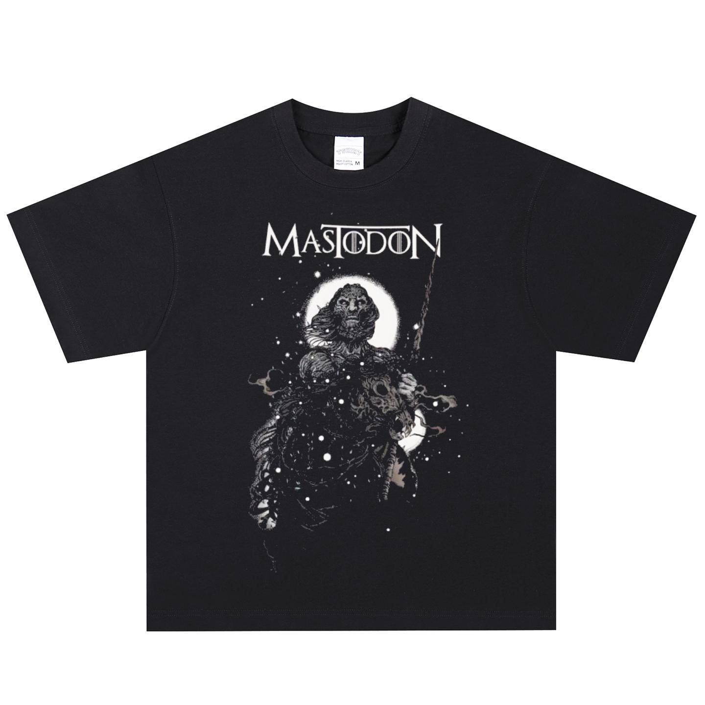 Mastodon T-Shirt, Soft Fabric Casual Daily Wear XXXXL