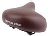 CAPTAIN STAG Bicycle Saddle Soft Saddle Dark Brown Product Width 225 X Length 255 X Thickness 120mm Y-7096 Size (approx.) (thickest Part)
