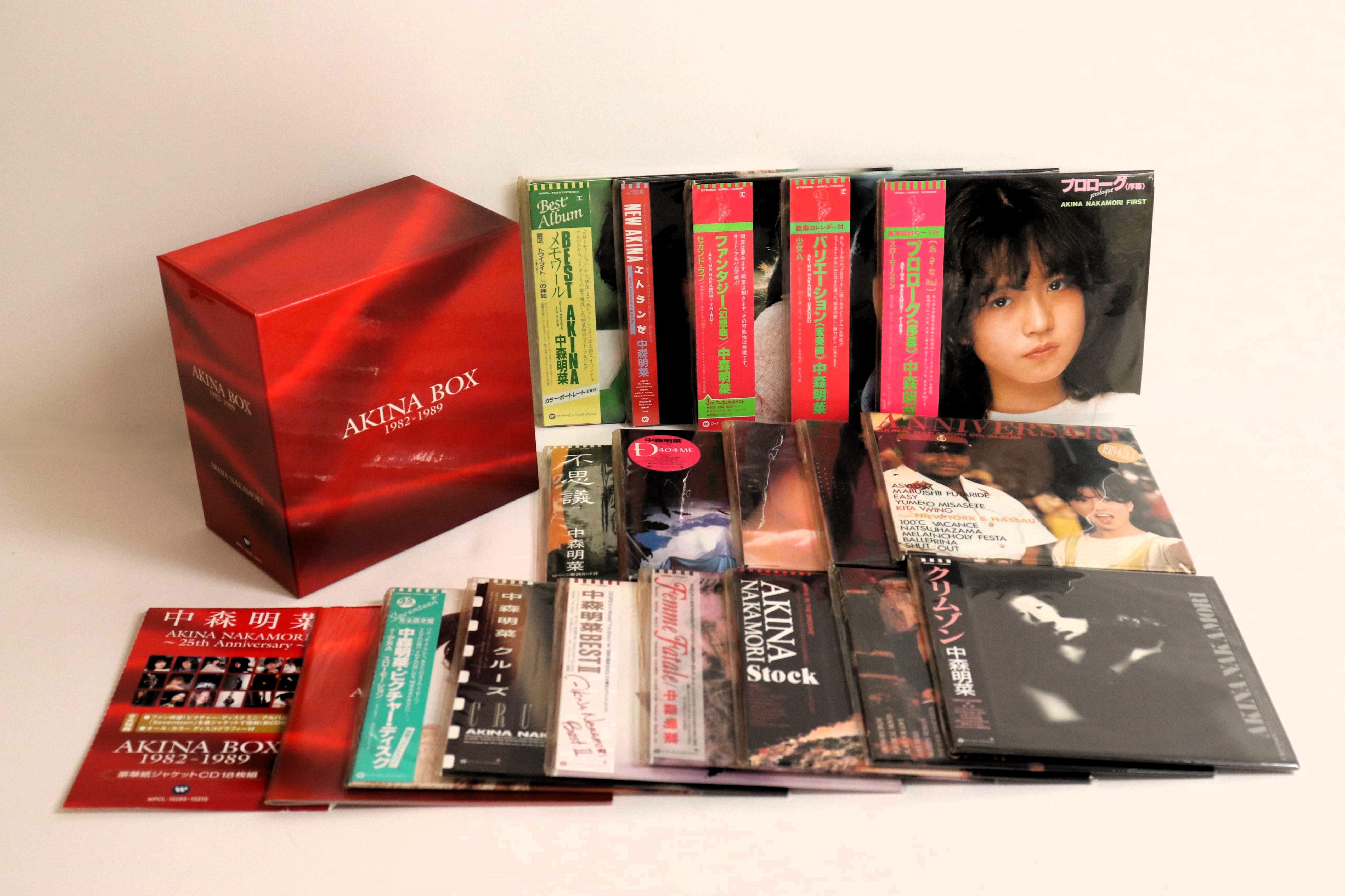 

CD AKINA NAKAMORI - AKINA BOX 1982-1991 WPCL10293310 WARNER MUSIC JA 2006 Japan Japanese Pop/Rock Used