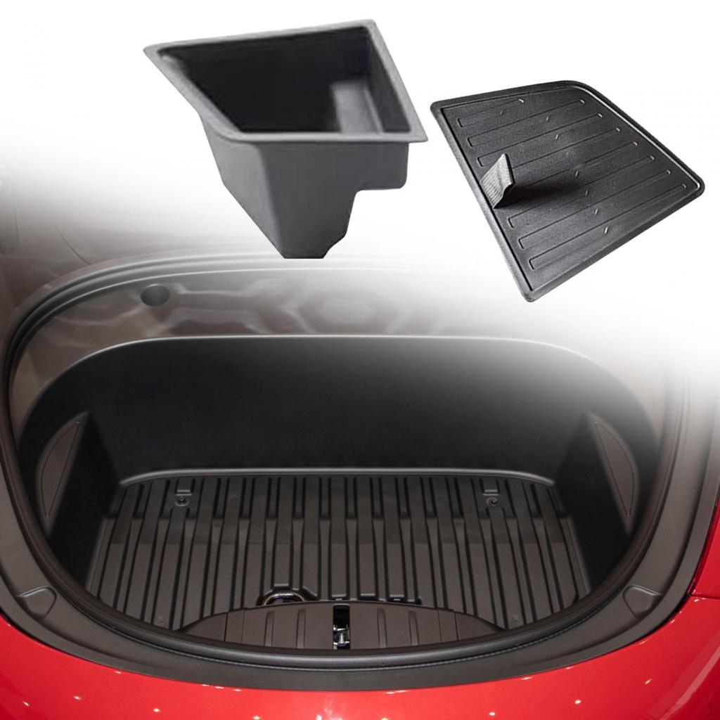 Car Rear Trunk Organizer Storage Box Easy to Install High Performance for Model 3