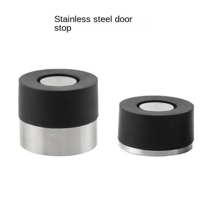New Stainless Steel Door Stopper Nail-free Anti-collision Door Holder Hardware Punching/No Punching Doorstop Door