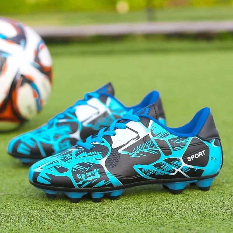 Youth Sports Shoes Student Children's Non-slip Soccer Shoes Artificial Grass Ag Spikes To Play Football Shoes